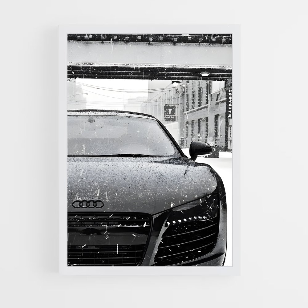 Poster Audi dans la Neige (vue 3)